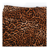 Leopard Print Mini Cord Wrap Skirt
