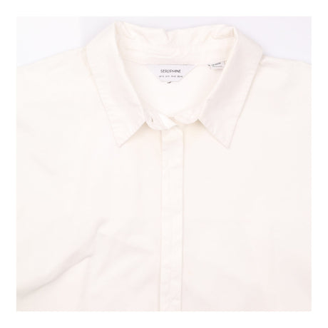 White 100% Cotton Long Sleeve Button Down Shirt