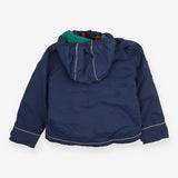 Coat blue green star fleece inner