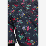 Coat Padded Blue with Rabbits and Hedgehog Print 
