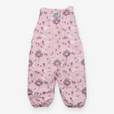 Waterproof Dungaree Fleece Lined Light Pink 