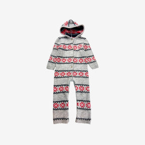 Grey Fairisle Knit Onesie