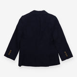 Navy blazer abstract lining