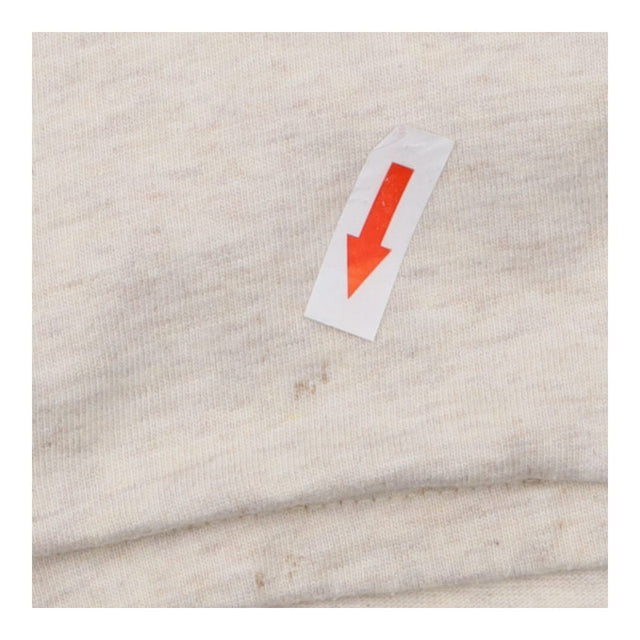 Polo shirt cream with fox long sleeve