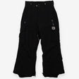 Moah Snowboarding Cargo Pants Black Waterproof and