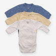 Bodysuits Yellow Stripe, White and Blue Pawprint 3