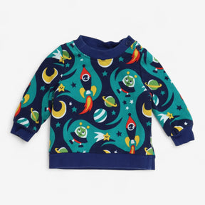 Sweatshirt Jersey UFO Print
