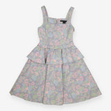 Marc by Marc Jacobs Floral Denim Tiered Dress Pink