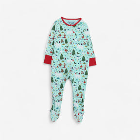 Christmas Animals Sleepsuit