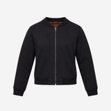 Dark Navy Blue Wool Blend Fleece Lined Zip Front B