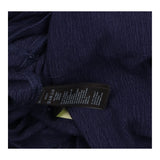 Jumpsuit Navy Utility Button Front Tie Waist