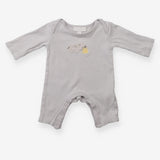 Sleepsuit grey stripe elephant castle