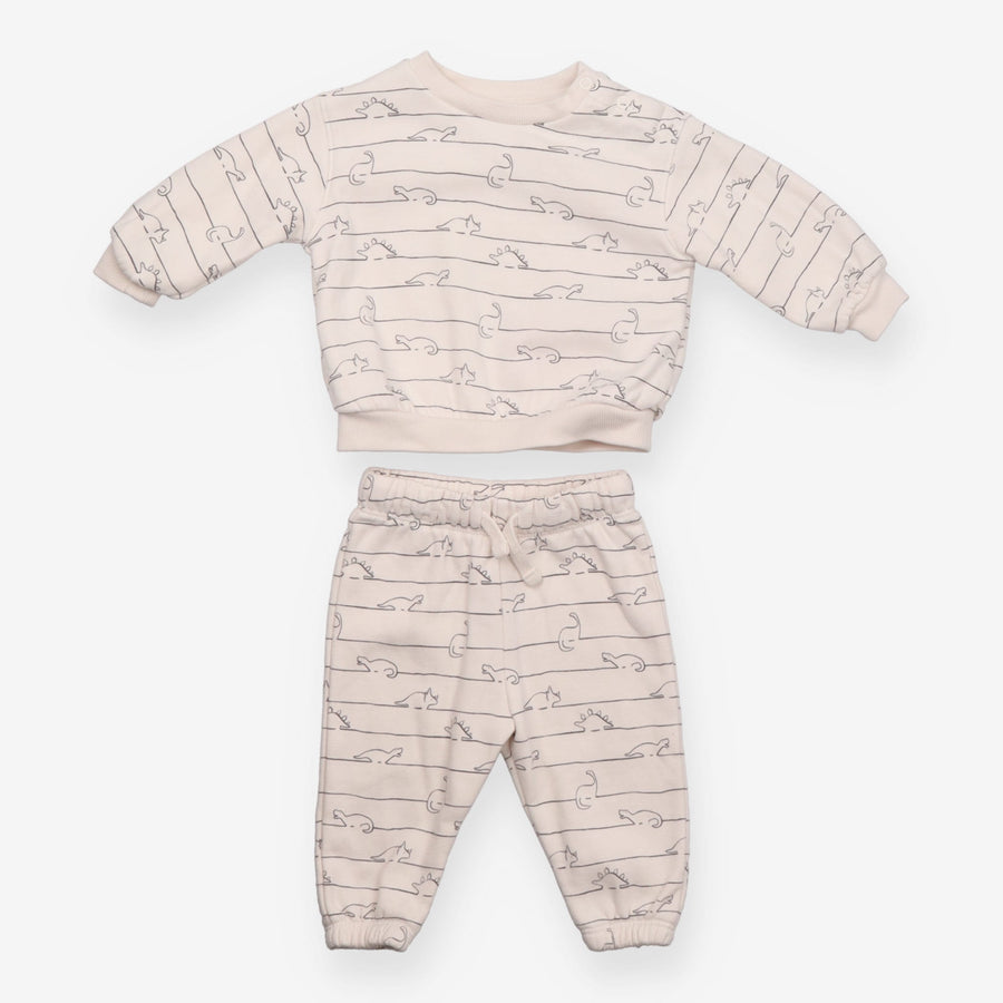 Cream Dinosaur Tracksuit