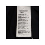 Black Crewneck T-shirt - Frill Sleeves