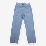 Jeans Light Blue 90s Straight Leg Mid Rise Cotton
