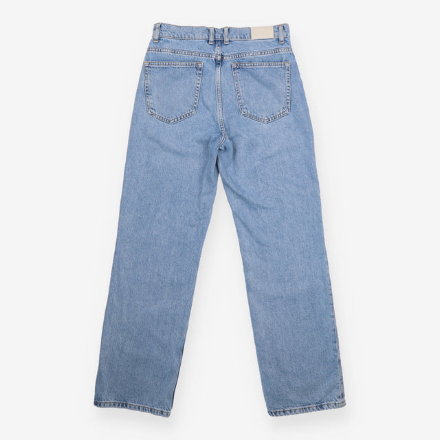 Jeans Light Blue 90s Straight Leg Mid Rise Cotton