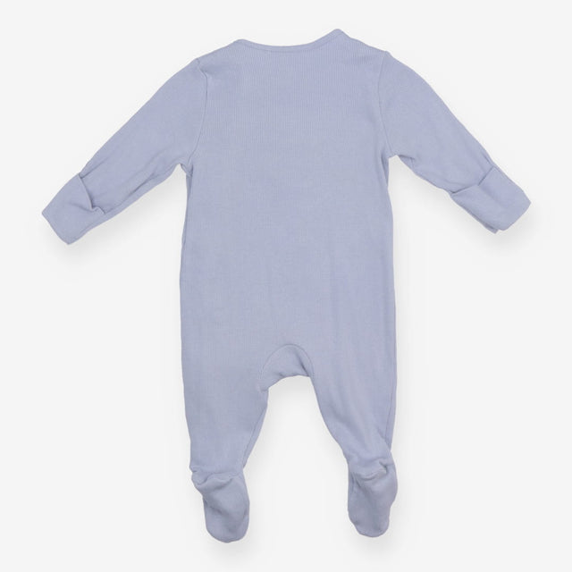 Sleepsuit blue rib