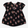 Dress Short Sleeve Navy Flower Print