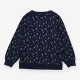 Sweatshirt Navy Crewneck Tennis 
