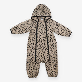 Overall beige leopard print 