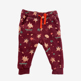 Maroon Skateboarding Star Joggers