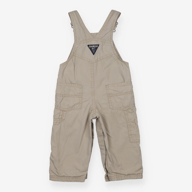 Dungarees Beige with Blue Stripe Lining