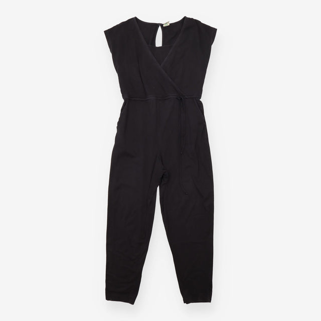 Jumpsuit organic maternity nursing tie waist