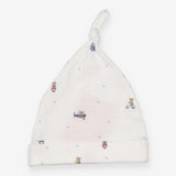 Baby Knot Hat White Bear Transport