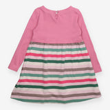 Pink and Striped Dress with Hare