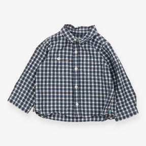 Marie Chantal Shirt Long Sleeved Blue Check