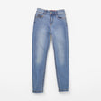 Jeans Light Denim Pink Stitching in Waist