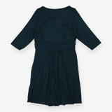 Forest green maternity/nursing dress mid length sl