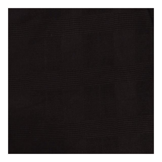 Tailored Trousers Black Tonal Check Slim Leg