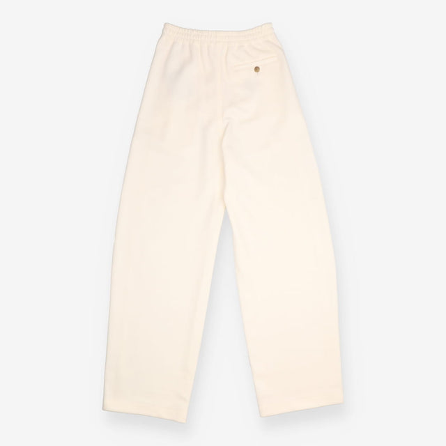 Uniqlo U Off White Cream Wide Leg Jersey Drawstrin
