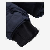 Waterproof Navy Rain Jacket with Detachable Hood