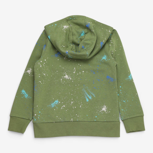 Hoodie Jersey Green Grafitti