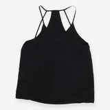 Halter Back Black Strappy top