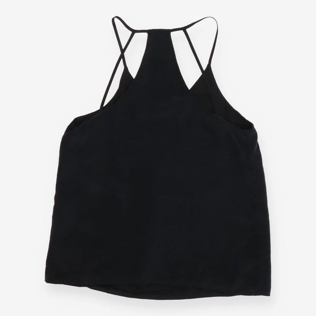 Halter Back Black Strappy top