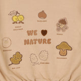 Sweatshirt Beige with nature plant