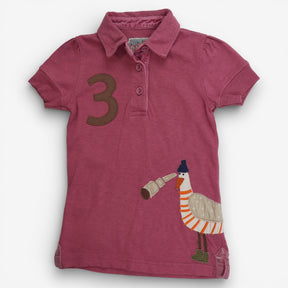 Purple Searching Seagull Polo Shirt