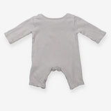 Sleepsuit grey stripe elephant castle