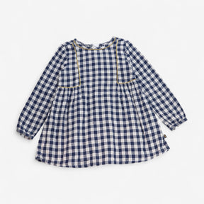 Blue & Yellow Check Dress