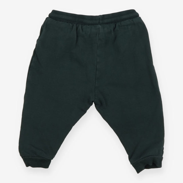 Green jersey joggers with acorns