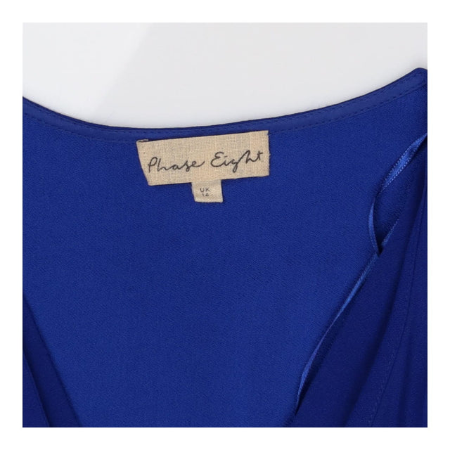 Blouse cobalt blue sleeveless