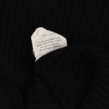 Black ribbed knit bodysuit
