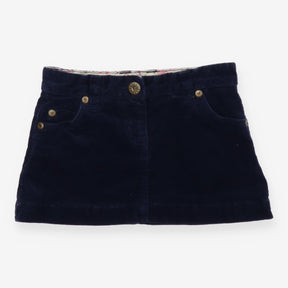 Skirt Navy Cord Mini