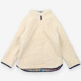Sweater ditsy and fleece reversible