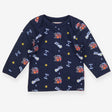 T-shirt Long Sleeve Blue Rock n Roll