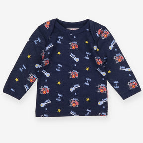 T-shirt Long Sleeve Blue Rock n Roll