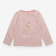 T-shirt long sleeve pink deer